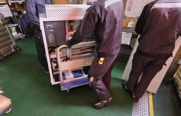 エレベーターリニューアル（制御盤、巻上機）